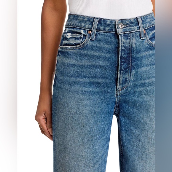 PAIGE Alexis Covered ButtonFly LoveJoy Distressed Jeans! 👖 - Picture 9 of 16